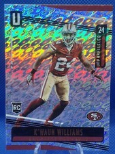 2019 Panini Unparalleled Flight K'Waun Williams RC Rookie Card #161. rookie card picture