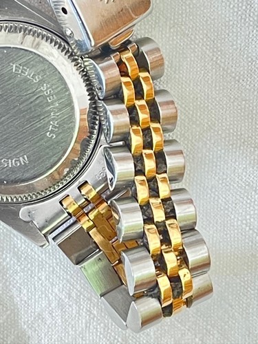 Rolex 69173, 750 Gold-Stahl Armband Uhr Oyster Perpetual Datejust Superlative - Bild 12 von 13