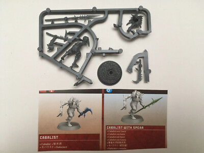 Cabalist A Spear Single Corvus Cabal WARCRY Warband Warhammer Age Sigmar Chaos