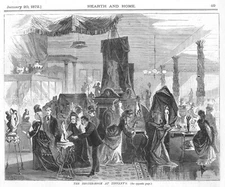 The Bronze Room at Tiffany's - A Gallery of Bronzes - Tiffany's Interior-1872   