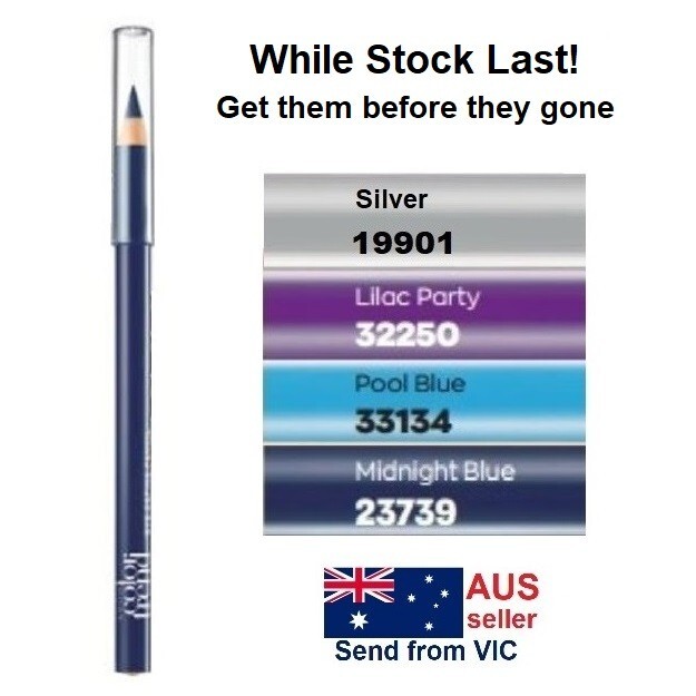 Lot D'eyeliners Avon Color Trend - Noir Mat, Vert Kaki Métallisé, Gris-Bleu Métallisé - Neufs - 3g Chacun