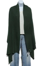 Cashmere|Shawl|Throw|Oversized|HandLoomed|2 Ply|Mini Herringbone|Emerald