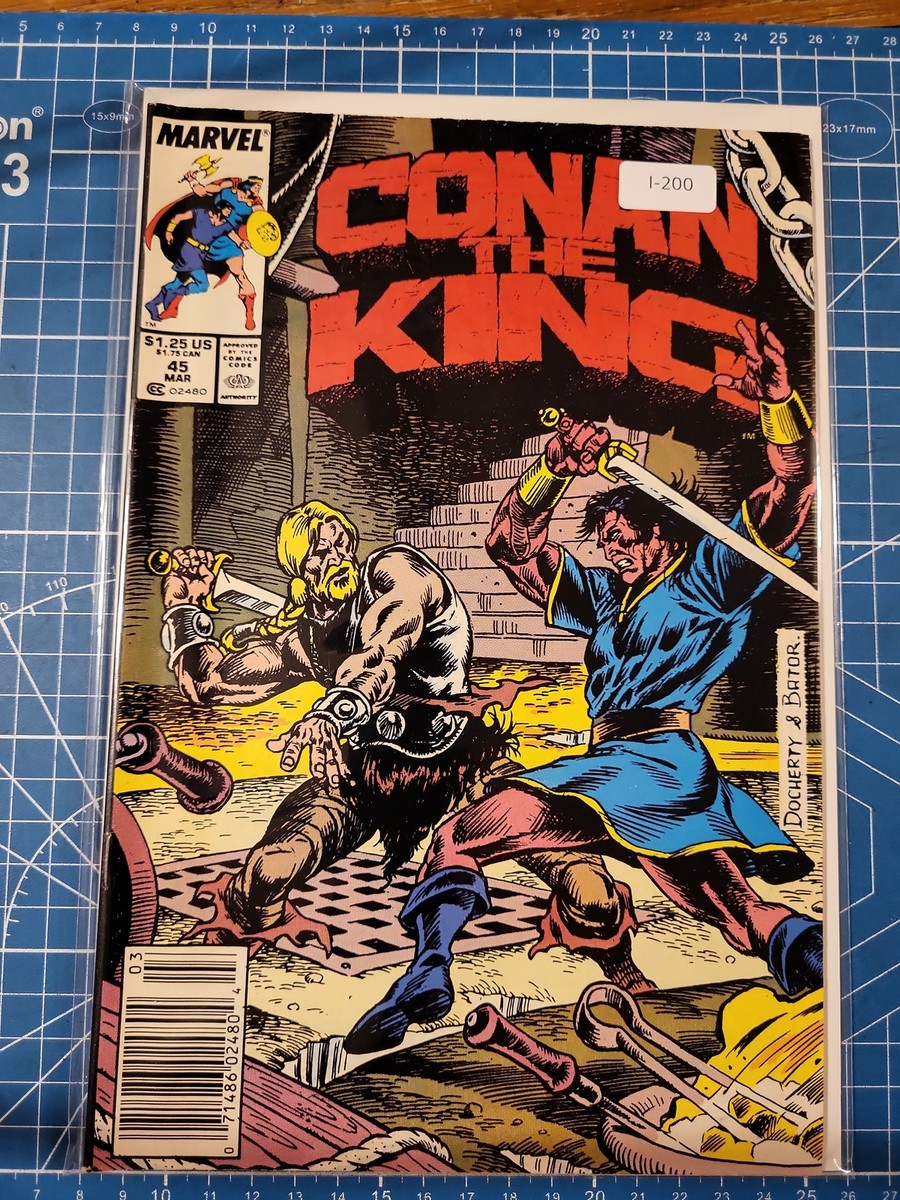 CONAN THE KING #45 7.0 NEWSSTAND MARVEL COMIC BOOK I-200 | eBay