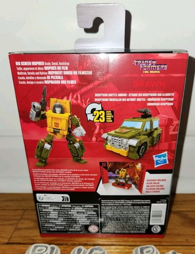 TRANSFORMERS THE MOVIE STUDIO SERIES 86 AUTOBOT BRAWN DELUXE CLASS NEW MOSB - 第 9/12 張圖片