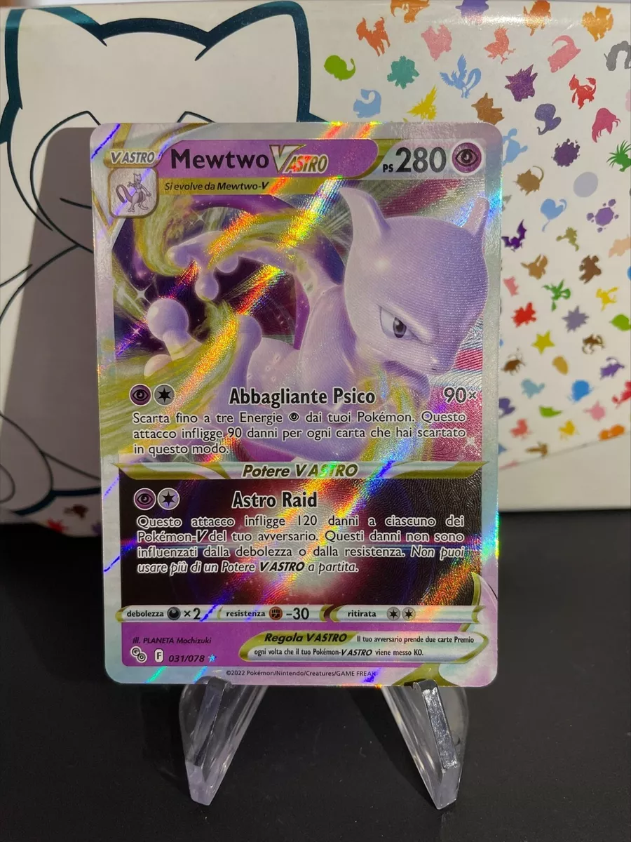 Carta Pokémon Mewtwo V-astro Pokémon Go - 031/078