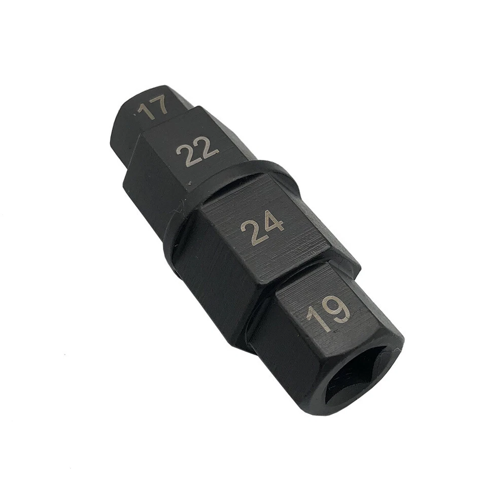 Motorcycle Front Rear Wheel Axle Hex Spindle Driver Removal Tool 17 19 22 24mm - Image 2 of 4