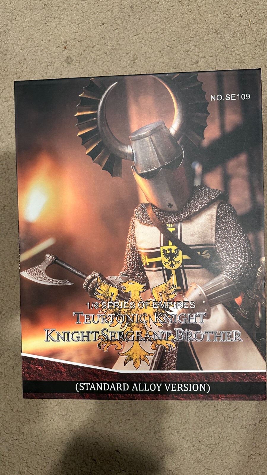 1/6 Coomodel Middle Ages Crusades Teutonic Knight Standard Version Crusader-image
