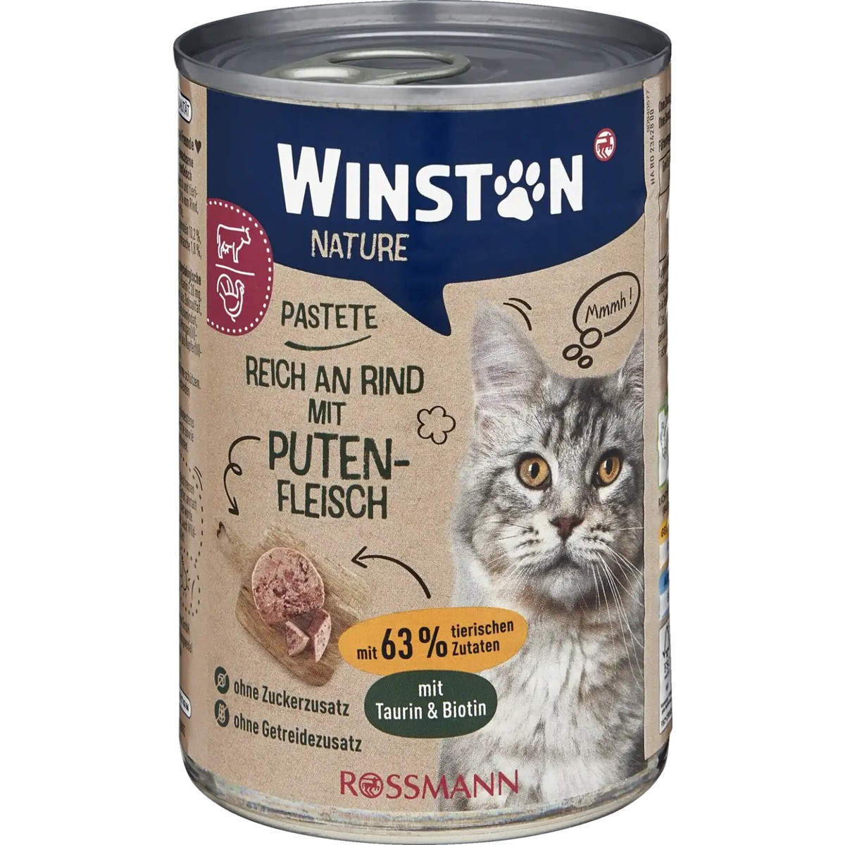 6 x 400 g | Winston Nature mit viel frischem Rind & Pute ohne  Getreidezusatz | eBay.de