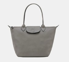 Longchamp Gray Bags Handbags Leather Exterior for Women for