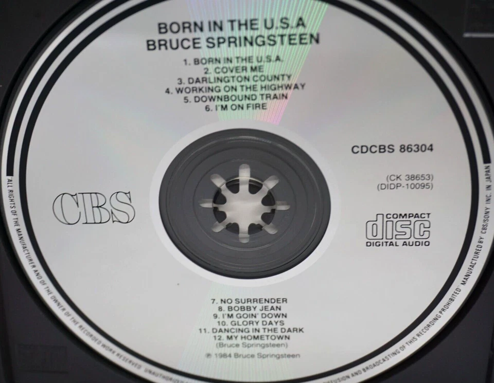 Bruce Springsteen : Born In The USA  (Japan  1984 Press) CD Album - HTF - Image 4 of 4