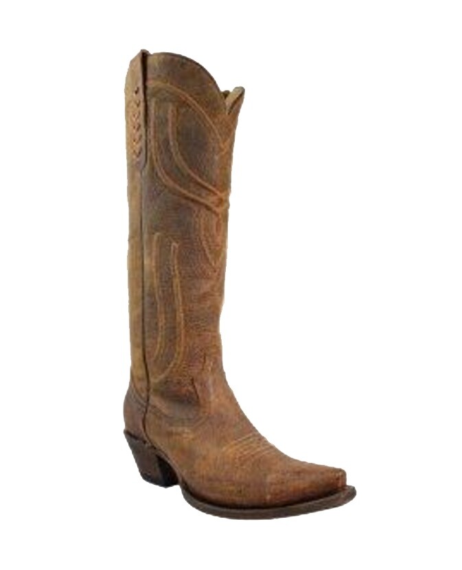 Corral Damen Gewoben Schnitt Zeh Cowboy Western Stiefel Braunes Leder R1418 Corral Damen Gewoben Schnitt Zeh Cowboy Western Stiefel Braunes Leder R1418