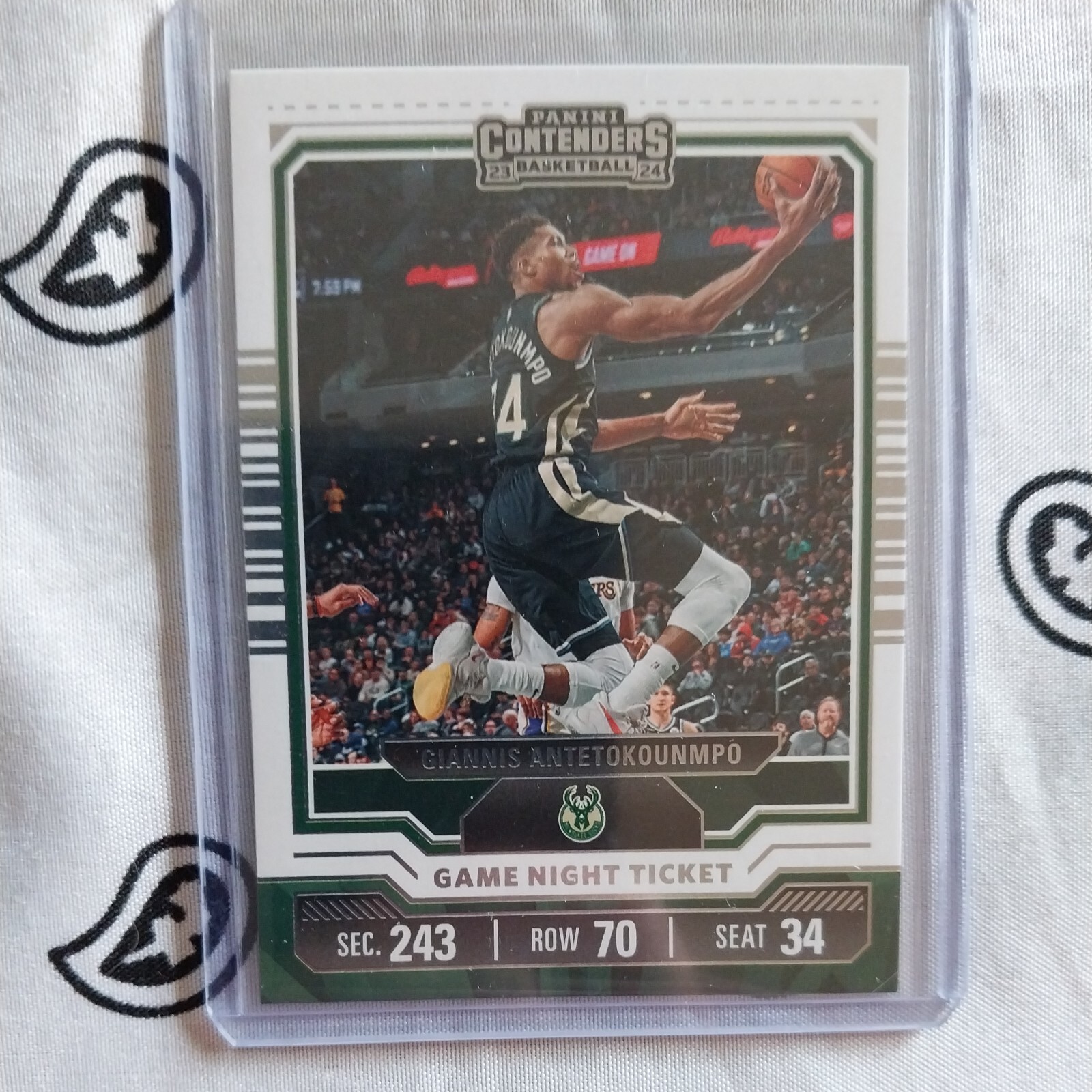 2023-24 Panini Contenders - Game Night Ticket #23 Giannis Antetokounmpo