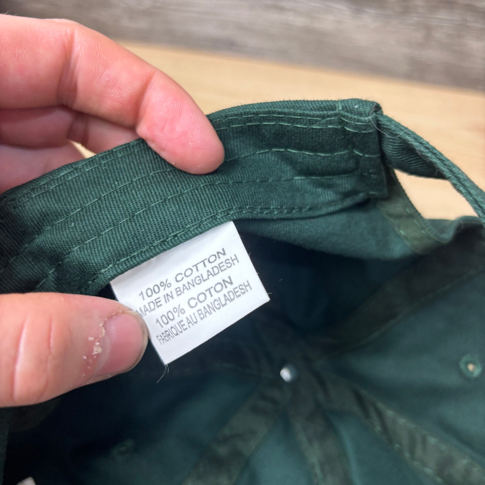 Fun Mountain Hat Cap Strap Back Green Ridgedale M… - image 9