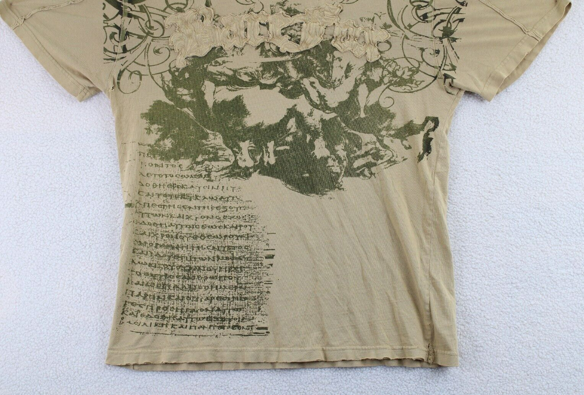 Bare Fox One Color One Nation Shirt Mens XL Tan Distressed Bare Fox One Color One Nation Shirt Mens XL Tan Distressed