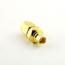 1pcs Connector SMA Male Plug To MCX Female Jack Straight RF Coax Coaxial Adapter