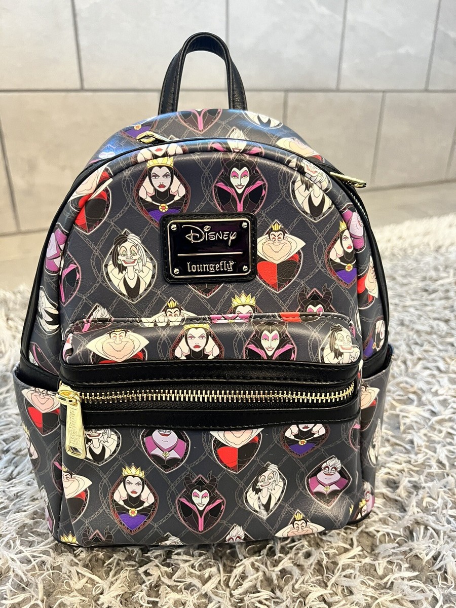 NWT LOUNGEFLY X LASR Exclusives Disney Villains Stained  display picture 3