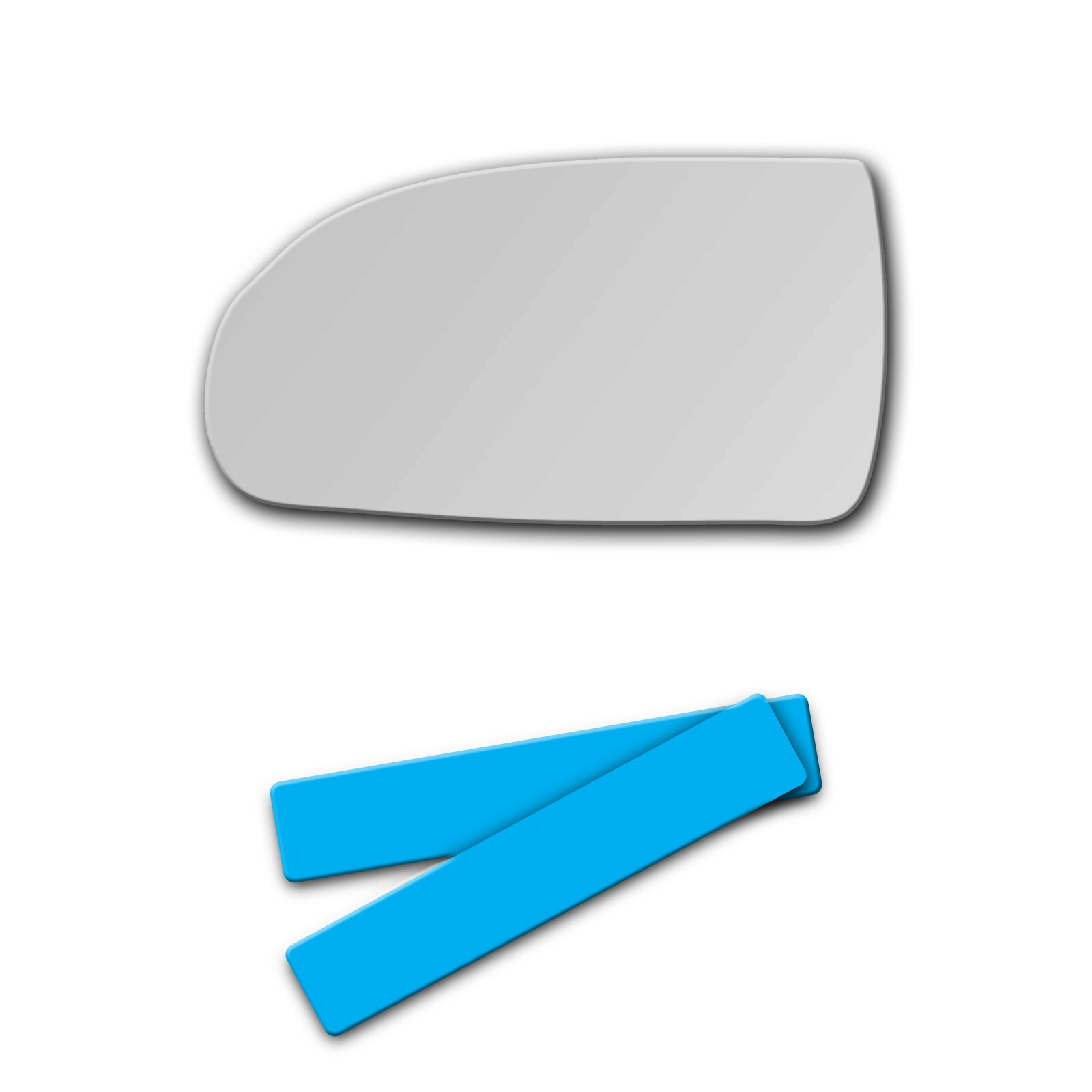 S-D156L Mirror Glass Lens for 2007-2010 HYUNDAI ELANTRA Driver Side View Left LH