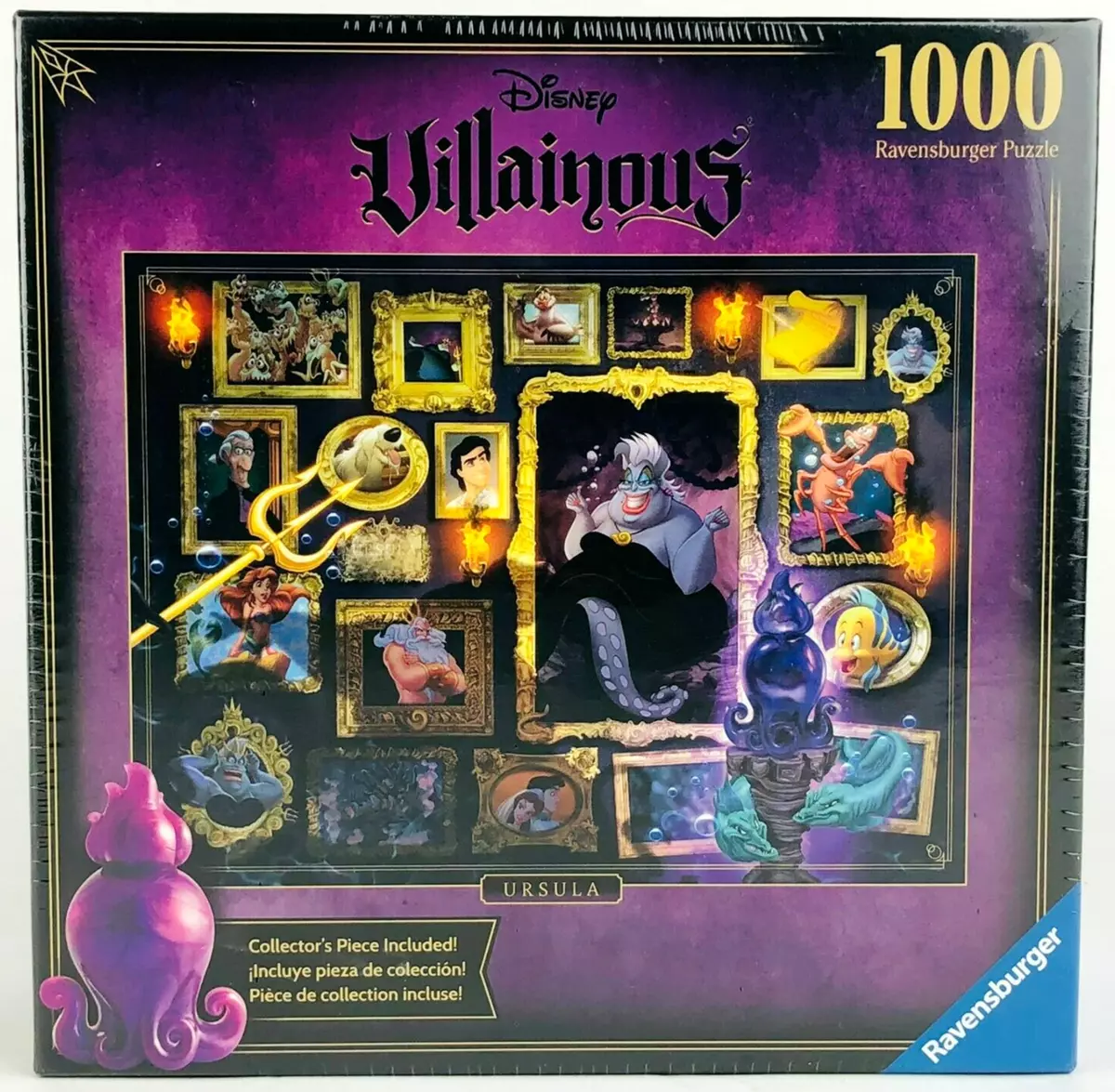 Disney Villainous 81942 Ursula 1000 PCS Ravensburger Puzzle 27 X