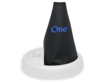 SCHALTMANSCHETTE FUR MINI ONE R50 automatik 2001-2006 SCHALTSACK STICKEREI BLAU