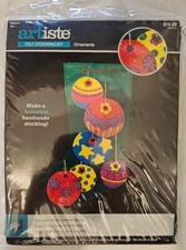 Ornaments Stocking Kit Felt 19.5" x 11.75" Christmas Artiste Easy Personalized
