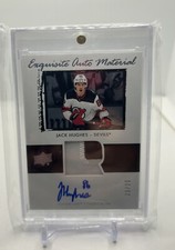 JACK HUGHES 2019-20 UPPER DECK EXQUISITE COLLECTION RPA Gold /25
