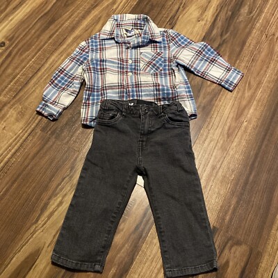 18 month black dress shirt LS EASY WORK SHIRT main image 1