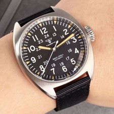 New Automatic 200m Dive Men Watch Tandorio 40mm Black Dial NH35A PT5000 Sapphire