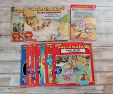 Magic School Bus Lot Of 10 Books Science Homeschool PBS Reading Rainbow Classic