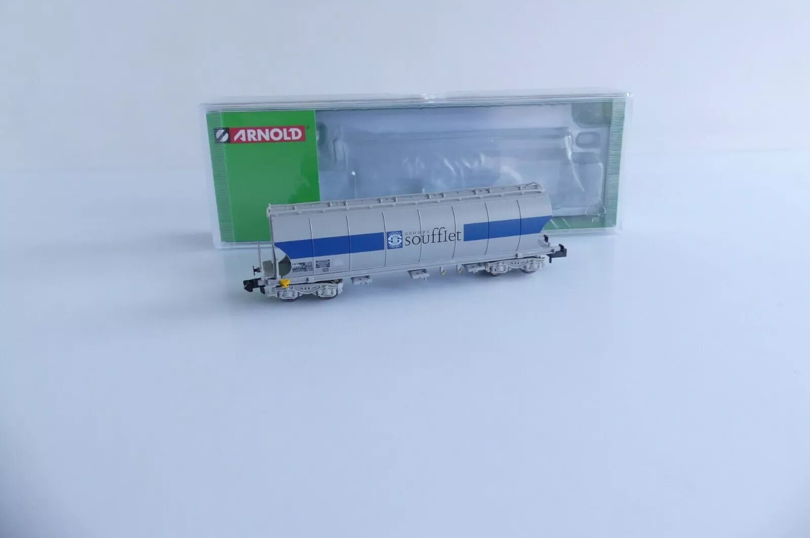 Wagon trémie Uagpps SNCF HN6510-1 pour l'animation de vos gares céréalières N