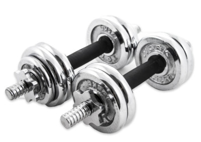 TrainHard - Soporte para barras de pesas (par con pesas 25 kg