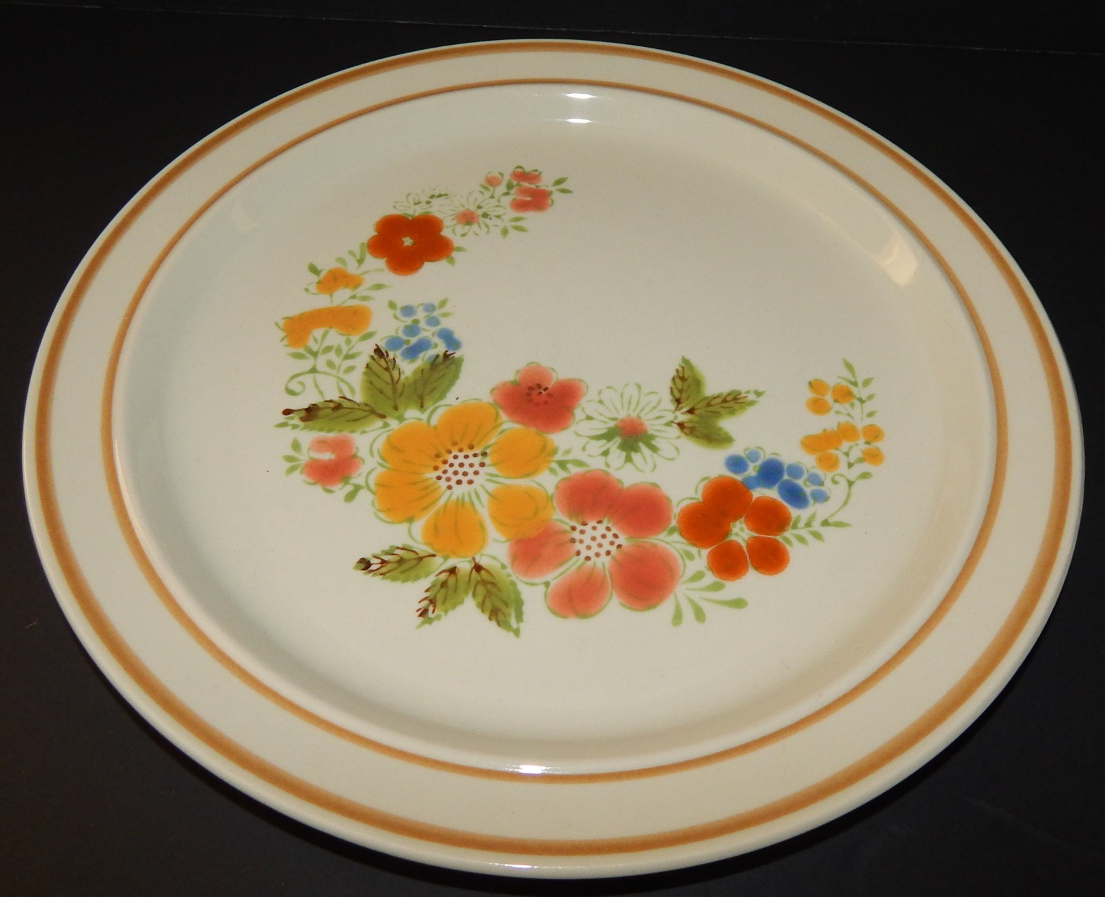 2 Sweet Flowers Collection Stoneware 305 Stoneware Dinner Plates Japan eBay