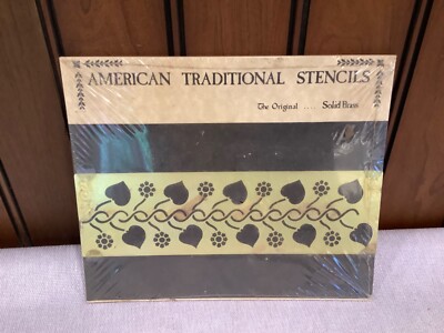 VTG the Original American Traditional Brass Stencil by Barker Custom Mfg