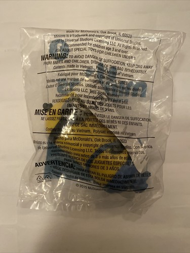 Minions 1 Talking Kevin McDonald's Happy Meal Toy Figure Cake Topper SEALED 2015 - Picture 2 of 2