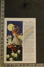 1928 STATE HAWAII HISTORICAL NAUTICAL LUAU DANCER TRAVEL MATSON LASSCO AD SX62