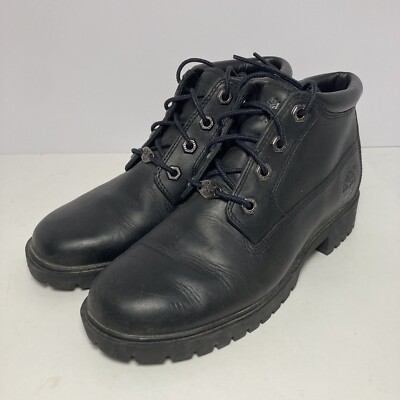 Timberland Boots Women Chukka Nellie Black Waterproof Leather