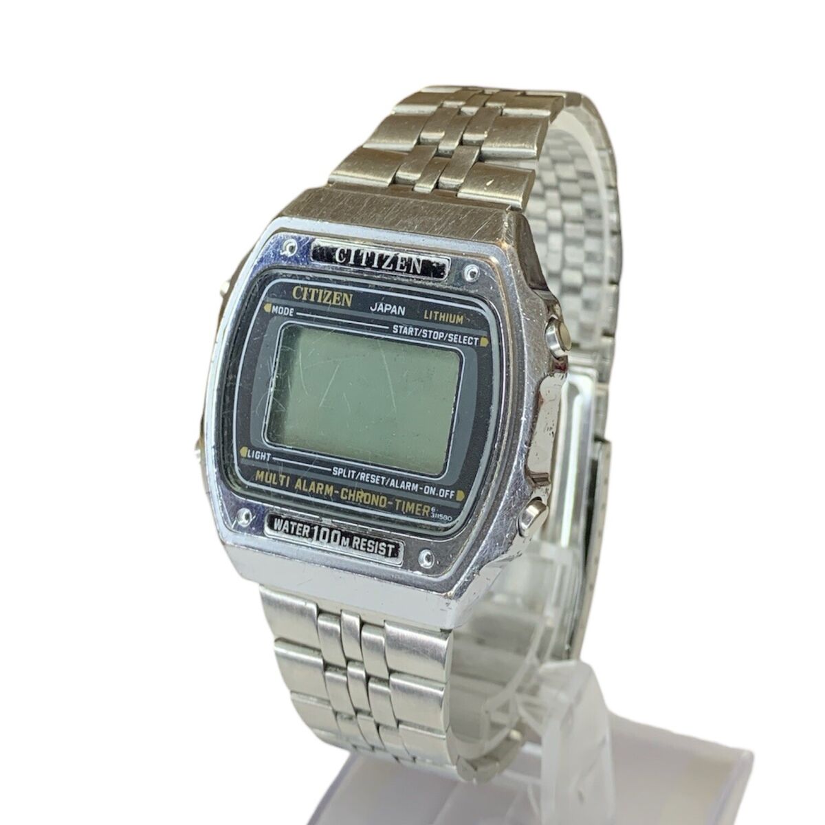 CITIZEN Digital P100-311469 Men Silver Case Quartz WR10BAR CITIZEN Digital P100-311469 Men Silver Case Quartz WR10BAR