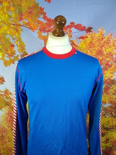 Top de running Helly Hansen azul 100% polipropileno. Reino Unido Hombre Talla XL - Imagen 4 de 9