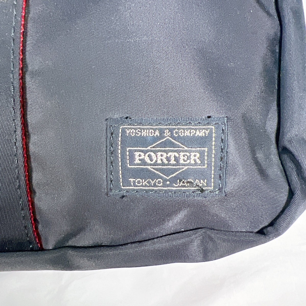 Porter Yoshida & Co L-fine ILS Shoulder bag 2way black red unisex