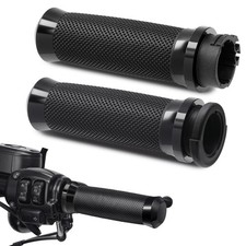 1inch Handlebar Grips, Cable Throttle Control Hand Grips Fit for Harley  96-  ...