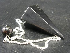 Black Shungite Pendulum From Russia