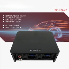Amplificatore di Potenza per Auto 4*60W, Installazione Non Distruttiva, Altoparlanti Audio Auto DSP