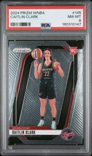2024 PANINI PRIZM WNBA #145 CAITLIN CLARK ROOKIE RC PSA 8