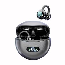 Ai Language Translation Earbuds, 3-in-1 Free-Clip Translator Earbuds, Black