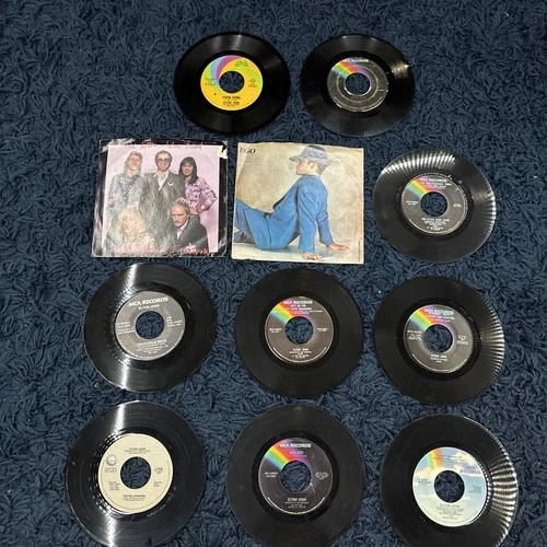 Lot of (11) Elton John 45 RPM Records - Yellow Brick Road/ I’m Still Standing/