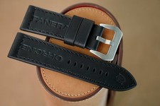 Handmade black PAM Officine Panerai strap size 26/24 or size 22 24 26 27 