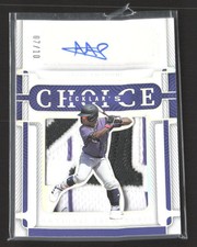 2023 National Treasures Ecklar's Choice Adael Amador #ECK-AA 07/10 Patch Auto