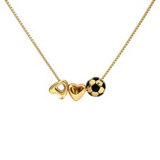 GIVCHO Soccer Sports Necklace for Women Initial A-Z Name Letter One size, A