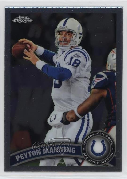 2011 Topps Chrome Peyton Manning #110 HOF 0th7
