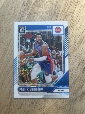 Malik Beasley 2024-25 Panini Donruss Optic Choice White Mojo /48 Pistons