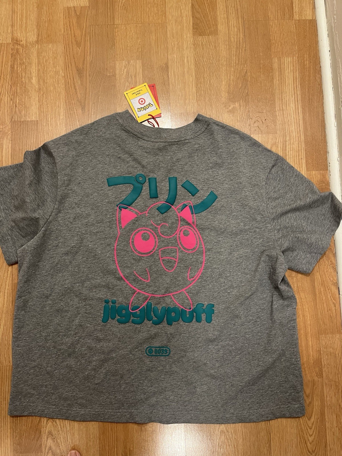NWT Pokémon x Target Anniversary Adult Trainer Shirt Jigglypuff Size XL NEW